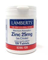 Lamberts Healthcare Zinc 25mg (as Citrate) (Zinkcitrat)...