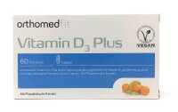 orthomed fit Vitamin D3 Plus 60 veg. Kapseln (11,4g) (vegan)