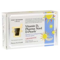 PharmaNord Vitamin D3 (D-Pearls) 20mcg 120 Kapseln (22,2g)