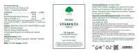G&G Vitamins Vegan Vitamin D3 1000IU 120 veg. Kapseln