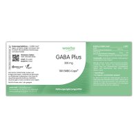 woscha GABA Plus (Gamma Aminobuttersäure) 100 Embo-CAPS® (59g)(vegan)