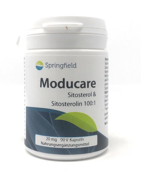 Springfield Nutraceuticals Moducare Sitosterol & Sitosterolin 100:1 90 veg. Kapseln (21g)