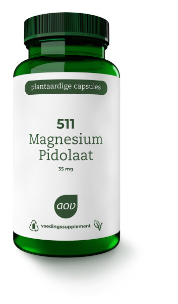 AOV 511 Magnesium Pidolaat (Magnesium L-Pidolat liefert 35mg Mg) 90 veg. Kapseln by AOV