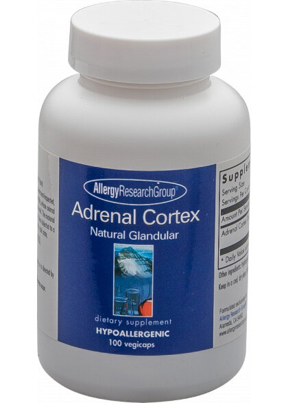 Allergy Research Group Adrenal Cortex Natural Glandular 100 veg. Kapseln