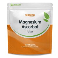 woscha Magnesium Ascorbat 250g Pulver (vegan)