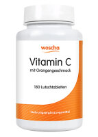 woscha Vitamin C mit Orangengeschmack 180 Lutschtabletten...