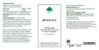 G&G Vitamins Betaine HCL 120 veg. Kapseln (69,6g) (vegan)