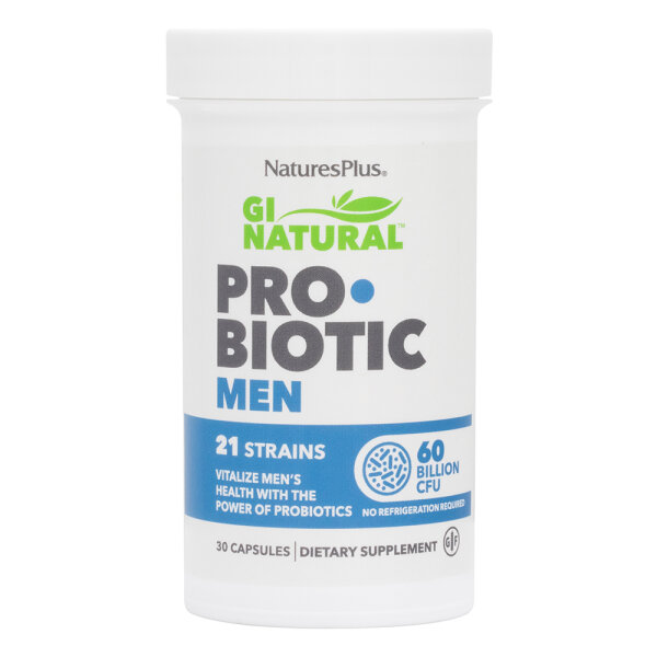 Natures Plus GI Natural Pro•Biotic Men (speziell für Männer) 30 veg. Kapseln