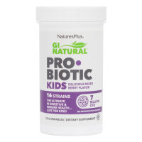 Natures Plus GI Natural Pro•Biotic Kids (speziell für Kinder) 30 Lutschtabletten