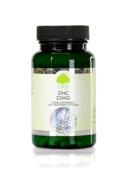 G&G Vitamins Zinc Picolinate  [Zink] 22mg 120 veg. Kapseln (21,6g) (vegan)