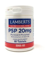 Lamberts Healthcare Ltd. P5P 20mg (Pyridoxal-5-Phosphate) 60 Tabletten (vegan)