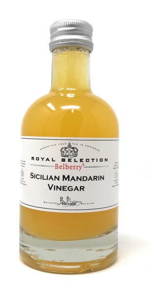 Royal Belberry Sicilian Mandarin Vinegar Essig mit sizilianischen Mandarinen 200ml