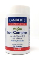 Lamberts Healthcare Ltd. Vegan Iron [Eisen] Complex (Iron...