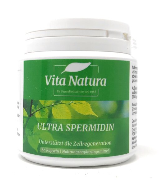 VitaNaturaBV Netherlands Ultra Spermidin 60 veg. Kapseln (45,5g)