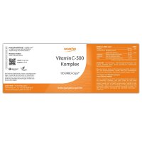 woscha Vitamin C-500 Komplex 120 Embo-Caps (104g) (vegan)