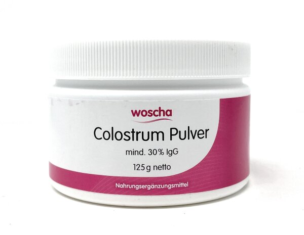 woscha Colostrum Pulver (mind. 30% IgG) 125g Pulver