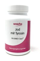 woscha Jod mit Tyrosin 90 Embo-CAPS® (54g) (vegan)