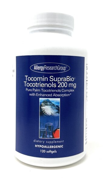 Allergy Research Group Tocomin SupraBio® Tocotrienols 200 mg 120 Softgels