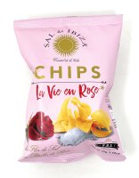 Sal de ibiza Chips la Vie en Rose 45g Beutel