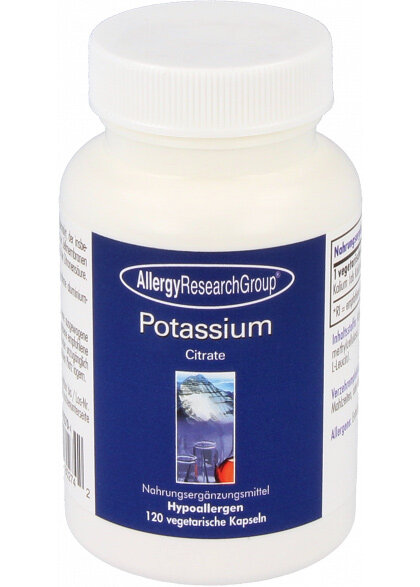 Allergy Research Group Potassium Citrate 99 mg (Kalium) 120 veg. Kapseln