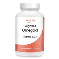 woscha Veganes Omega-3 Algenöl 120 EMBO-Caps (74g)