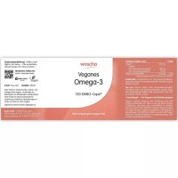 woscha Veganes Omega-3 Algenöl 120 EMBO-Caps (74g)