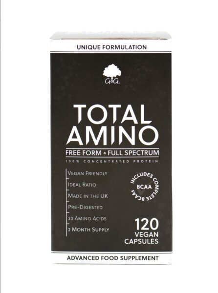 G&G Vitamins Total Amino Full Spectrum Amino Acids [Aminosäure-Komplex] 120 veg. Kapseln (vegan)