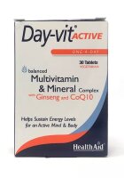 HealthAid Day-vit® ACTIVE (mit Ginseng & Q10) 30 Tabletten