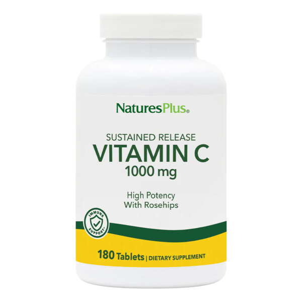 Natures Plus Vitamin C 1000mg Sustained Release 180 Tabletten S/R (273g)