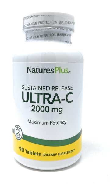 Natures Plus Ultra-C 2000mg 90 Tabletten S/R (249,6g)