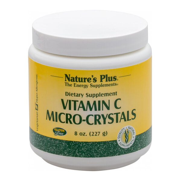 Natures Plus Vitamin C Micro Crystals 227g Pulver