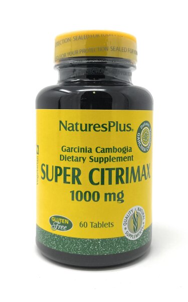 Natures Plus Citrimax[TM] 1000 Standardized Garcinia Cambogia 60 Tabletten (85g)