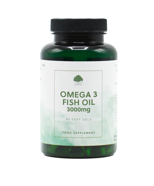 G&G Vitamins Omega 3 Fischöl 3000mg 90 Softgels (120,6g)