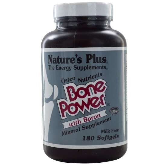 Natures Plus Bone Power Calcium with Boron 180 Softgels (400g)