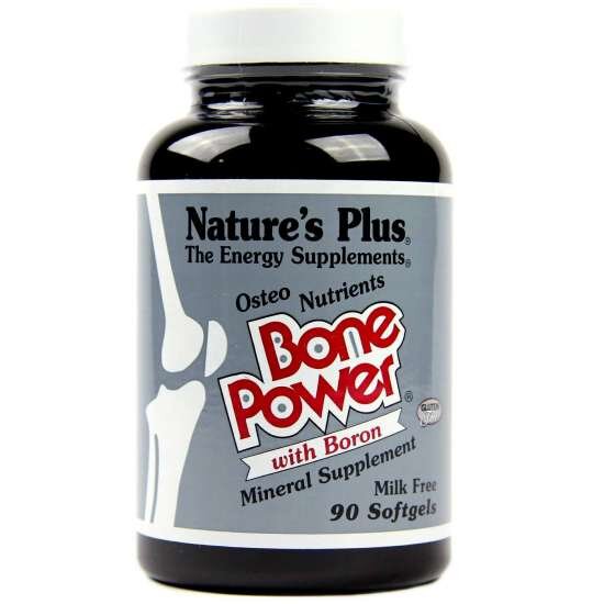 Natures Plus Bone Power Calcium with Boron 90 Softgels (200g)