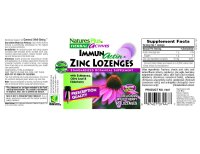 Natures Plus Herbal Actives ImmunActin® Zinc Lozenges 60 Lutschtabletten (vegan)