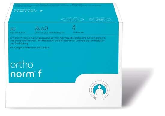 orthomed orthonorm® f (Granulat / 1 Kapsel / 1 Tablette) 30 Tagesportionen (30x16,2g = 486g)