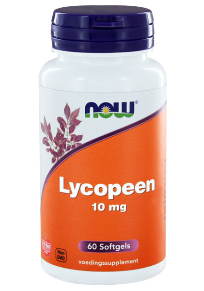 NOW Foods Lycopeen [Lykopin] (Tomatenextrakt) 10 mg 60 Softgels