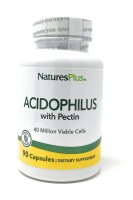 Natures Plus Lactobacillus Acidophilus with Pectin  (40 Million) 90 veg. Kapseln