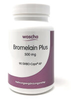 woscha Bromelain Plus 500 mg 90 Embo-Kaps AP (53g) (vegan)