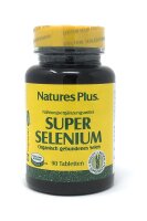 Natures Plus Super Selenium [200mcg Selen + Vitamin E] 90 Tabletten (68g)