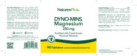 Natures Plus DYNO-MINS® Magnesium 250mg 90 Tabletten (181,8g)
