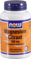 NOW Foods Magnesium Citraat (200 Mg-Citrat) 100 Tabletten...
