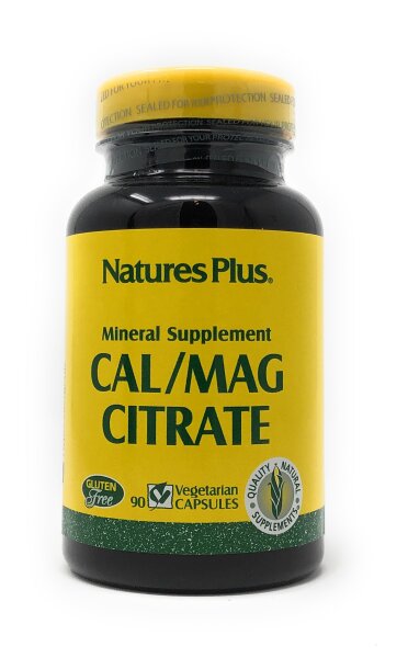 Natures Plus Cal/Mag Citrate 90 veg. Kapseln (95,9g)