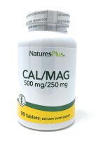 Natures Plus Cal/Mag Tablets 500/250mg 90 Tabletten