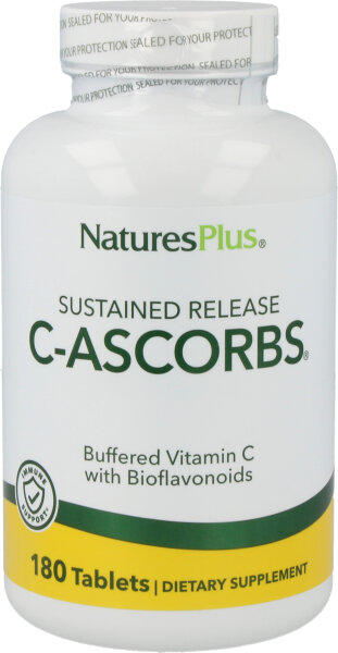 Natures Plus C-Ascorbs® Sustained Release 1000 mg 180 Tabletten S/R (379,1g)