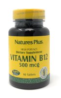 Natures Plus Vitamin B-12 (Methylcobalamin) 500mcg 90...