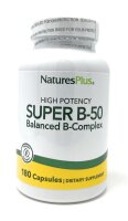 Natures Plus Super B-50 Vitamin B-Komplex 180 veg....