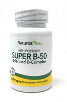Natures Plus Super B-50 Vitamin B-Komplex 60 veg. Kapseln (44,4g)