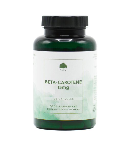G&G Vitamins Natural Beta-Carotene 15mg 120 veg. Kapseln (47,4g) (vegan)
